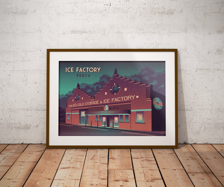 Ice Factory Perth Nightclub Travel Poster