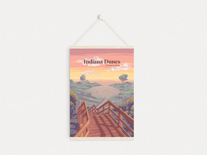 Indiana Dunes National Park Travel Poster