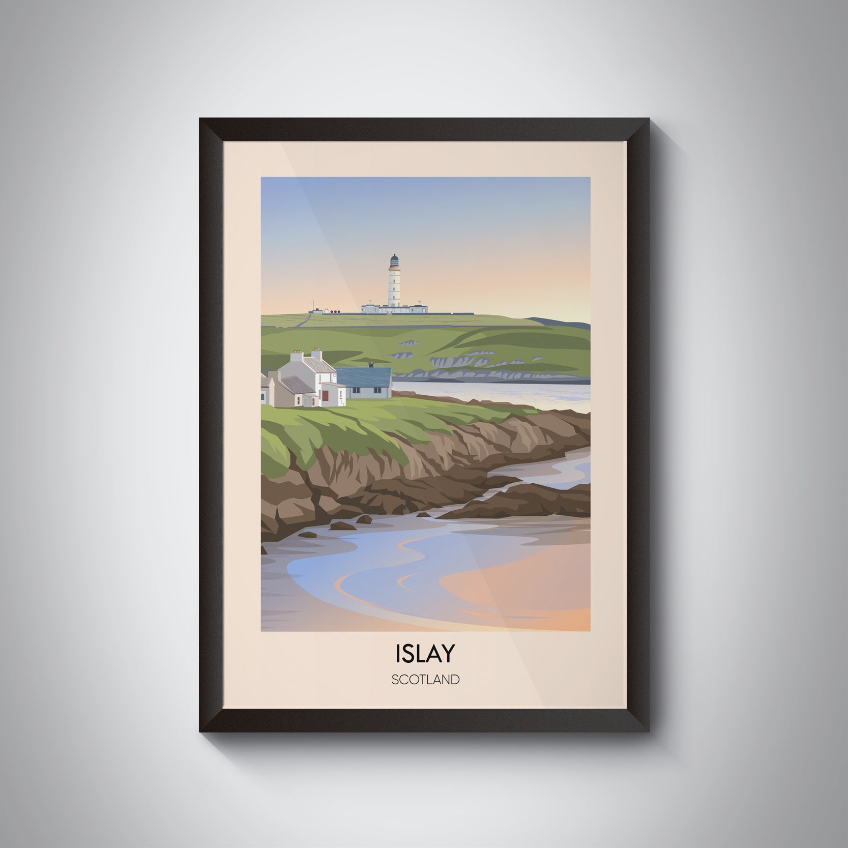 Islay Scotland Travel Poster