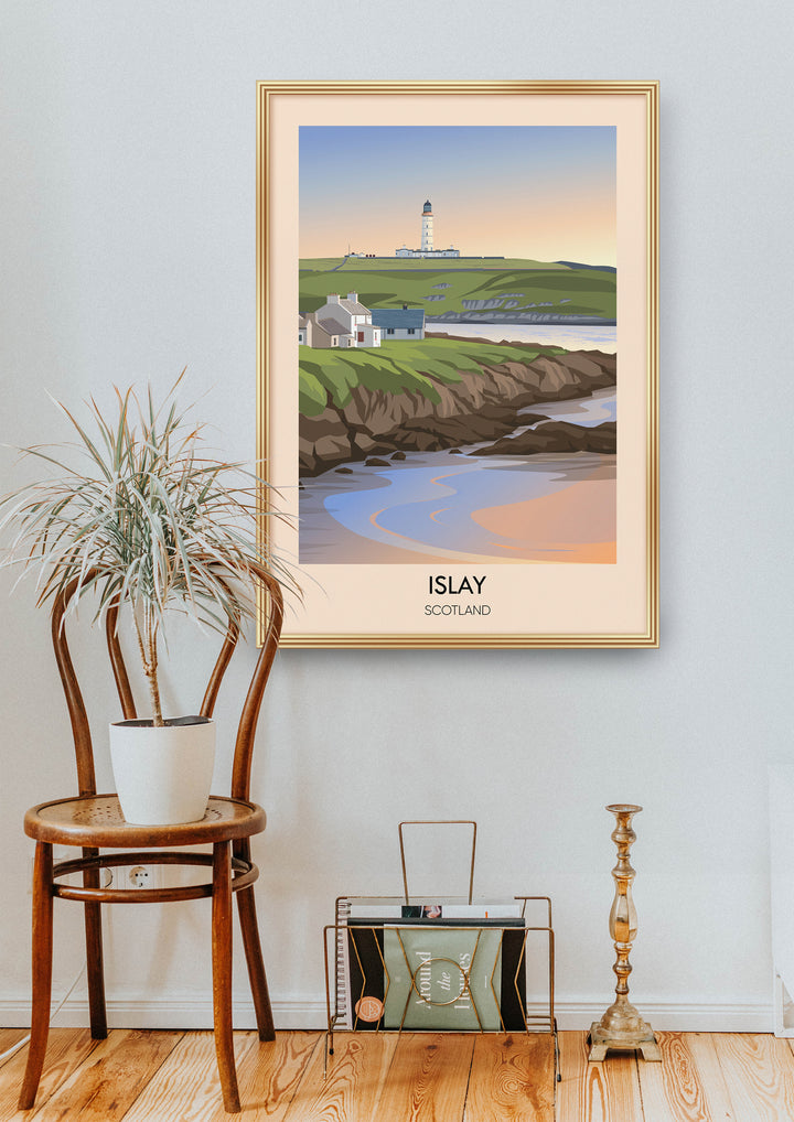 Islay Scotland Travel Poster