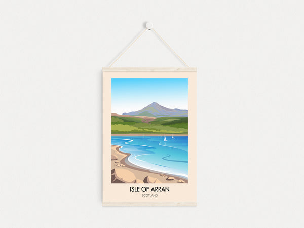 Isle of Arran Scotland Travel Poster