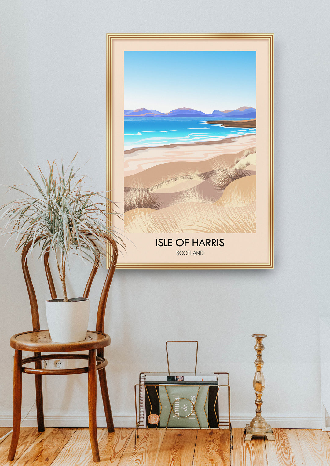 Isle of Harris Scotland Travel Poster