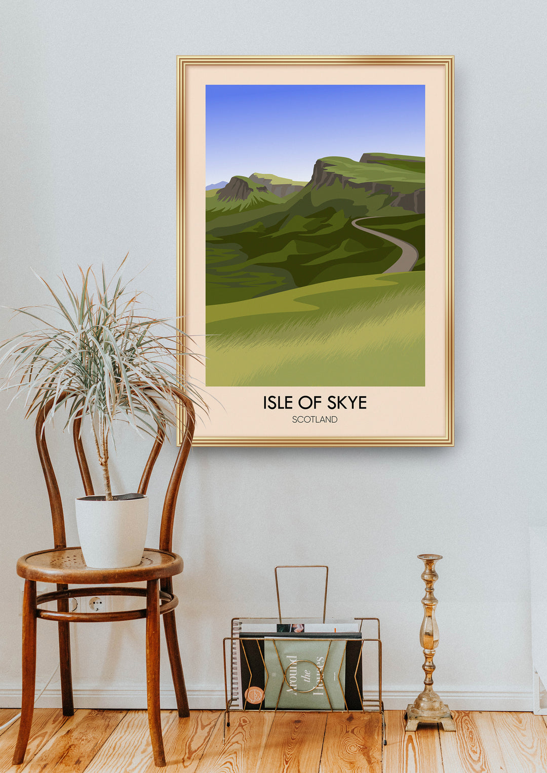 Isle of Skye Scotland Travel Poster