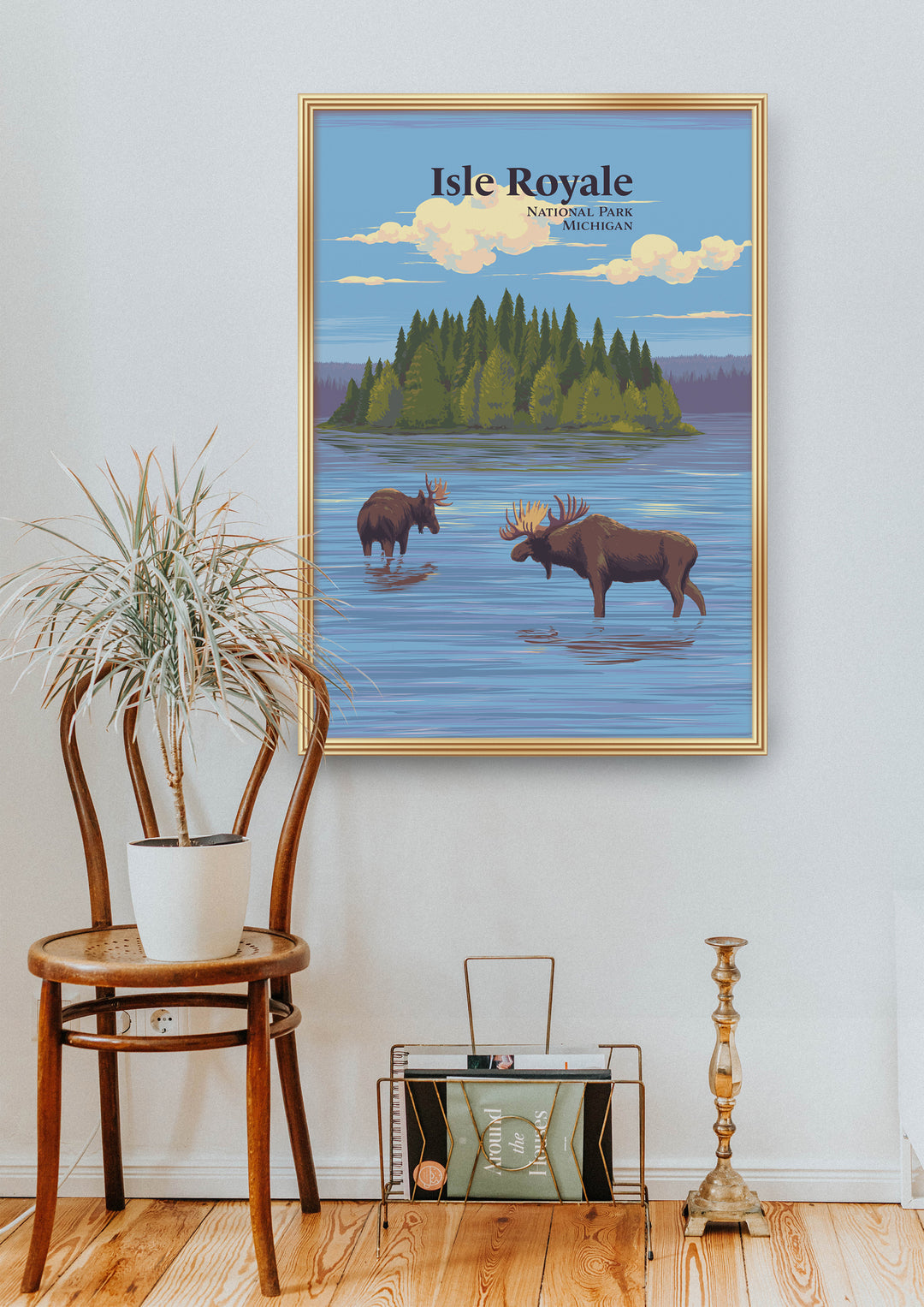 Isle Royale National Park Travel Poster