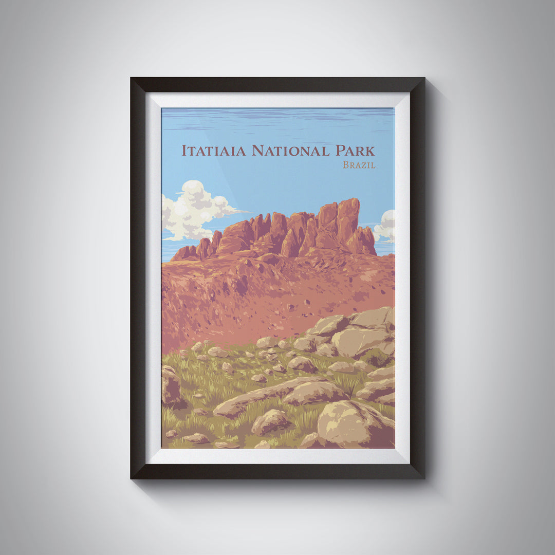 Itatiaia National Park Brazil Travel Poster