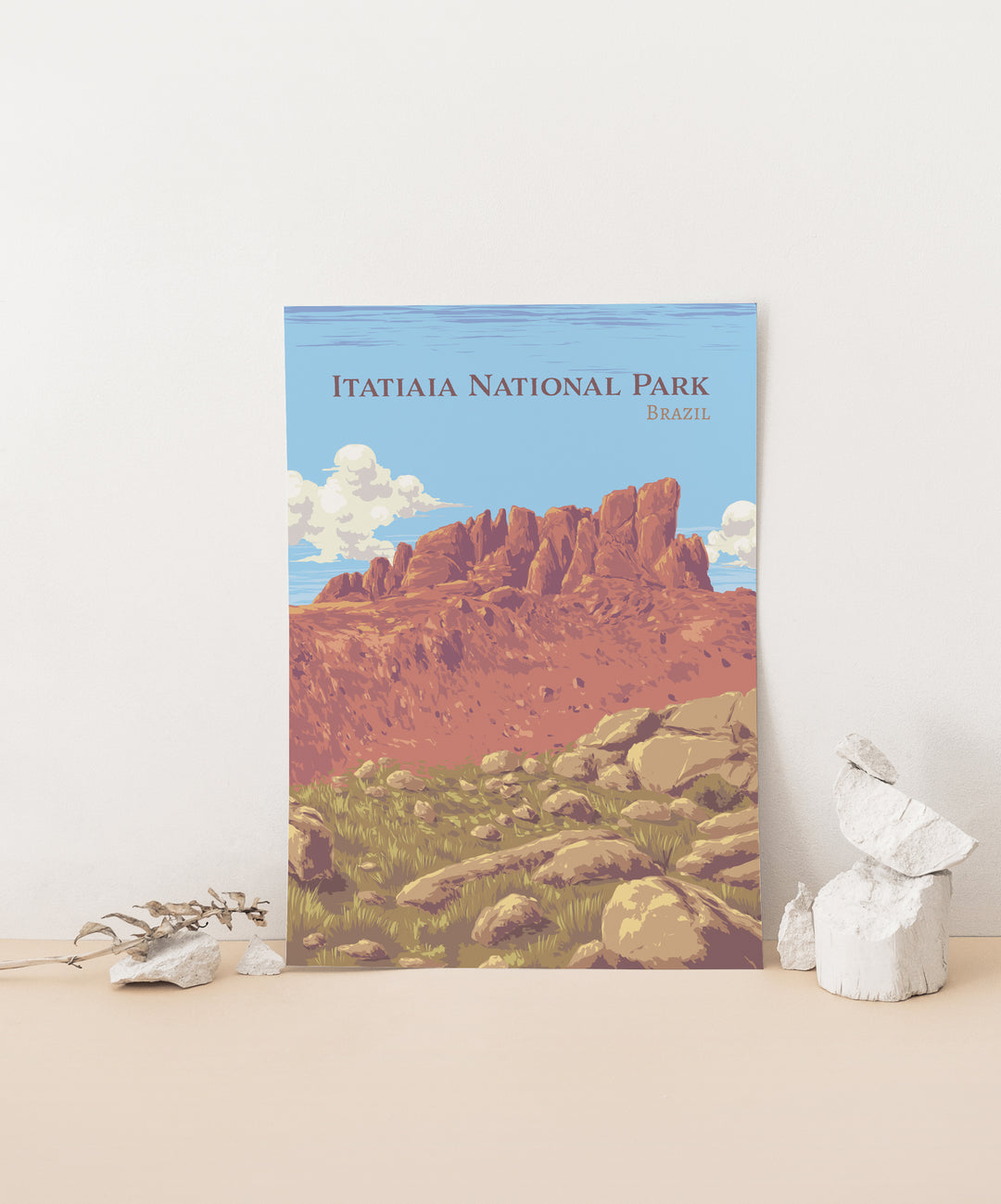 Itatiaia National Park Brazil Travel Poster