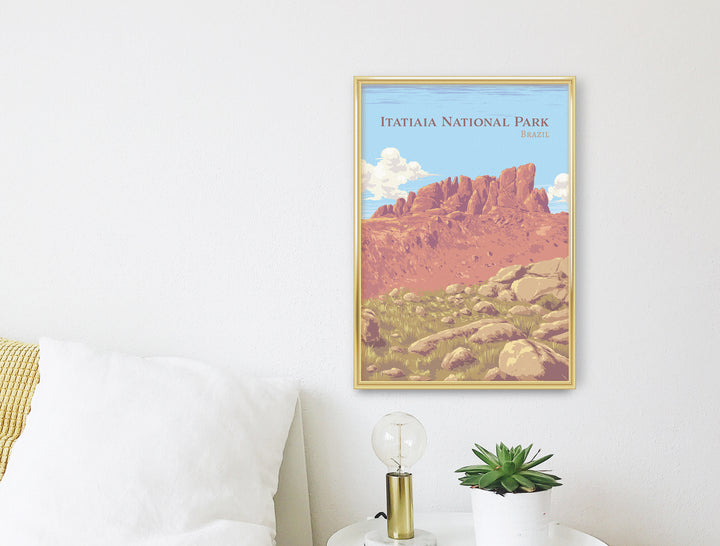 Itatiaia National Park Brazil Travel Poster