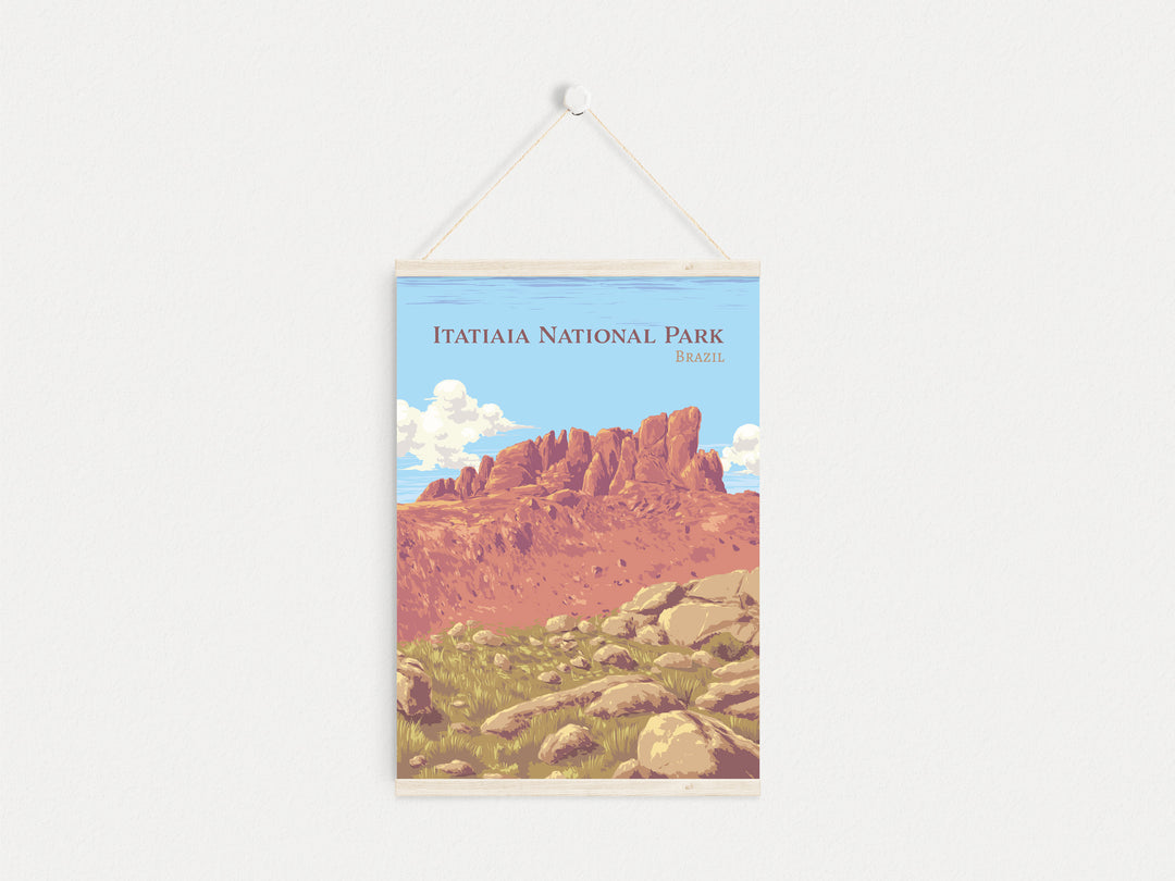 Itatiaia National Park Brazil Travel Poster