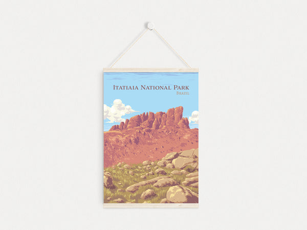 Itatiaia National Park Brazil Travel Poster