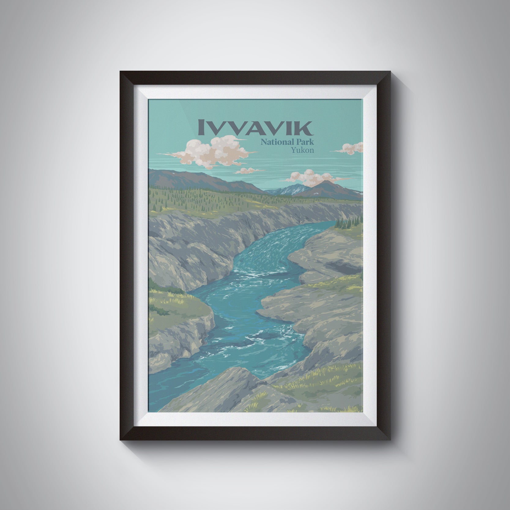 Ivvavik National Park Canada Travel Poster