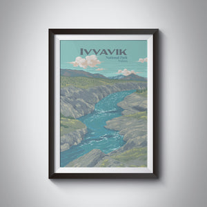 Ivvavik National Park Canada Travel Poster