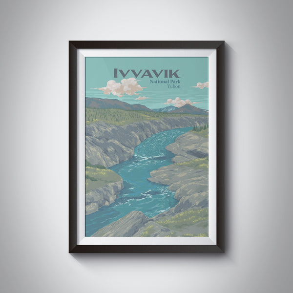 Ivvavik National Park Canada Travel Poster