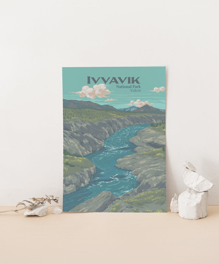 Ivvavik National Park Canada Travel Poster