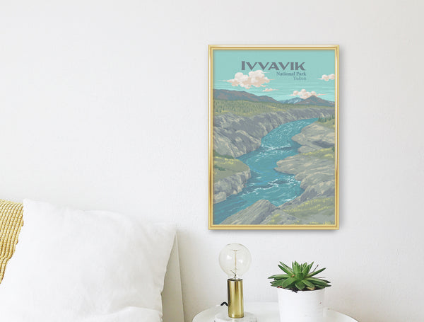 Ivvavik National Park Canada Travel Poster