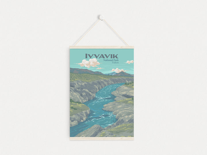 Ivvavik National Park Canada Travel Poster