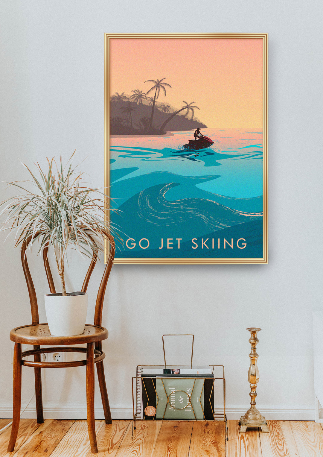 Go Jet Skiing Travel Poster