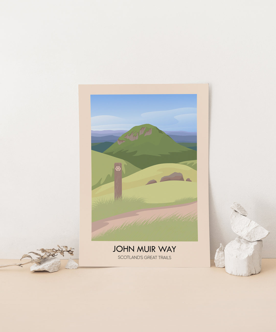 John Muir Way Scotland's Great Trails Poster