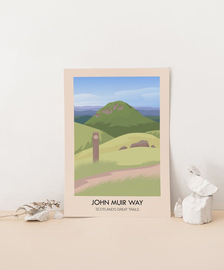 John Muir Way Scotland's Great Trails Poster