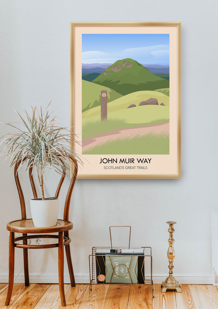 John Muir Way Scotland's Great Trails Poster