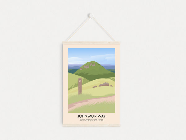 John Muir Way Scotland's Great Trails Poster