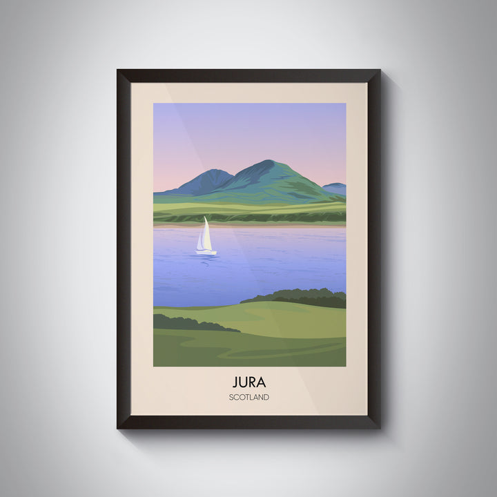 Jura Scotland Travel Poster