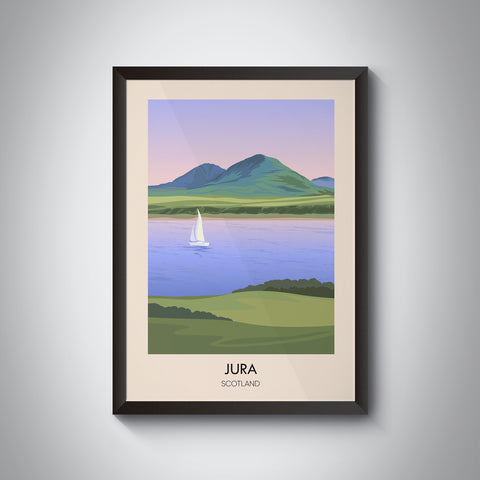 Jura Scotland Travel Poster