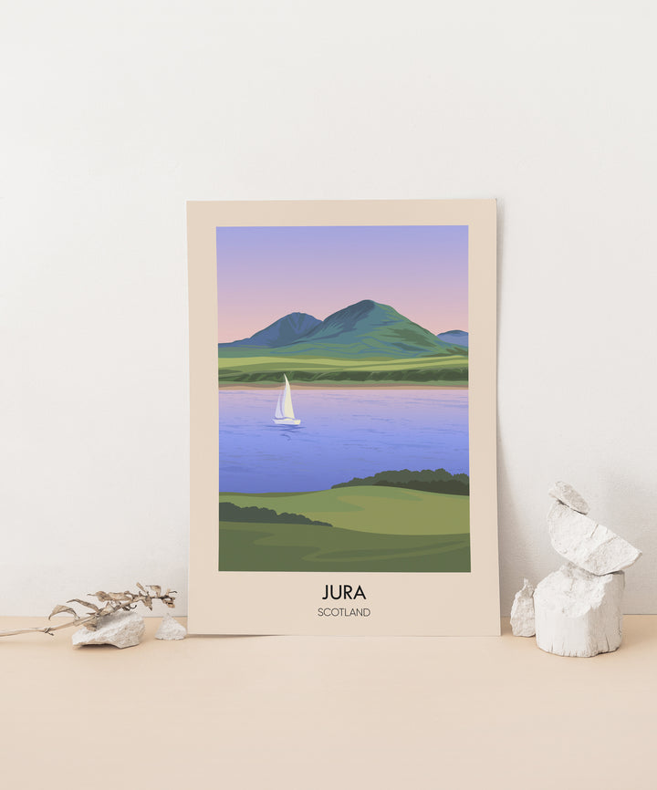 Jura Scotland Travel Poster