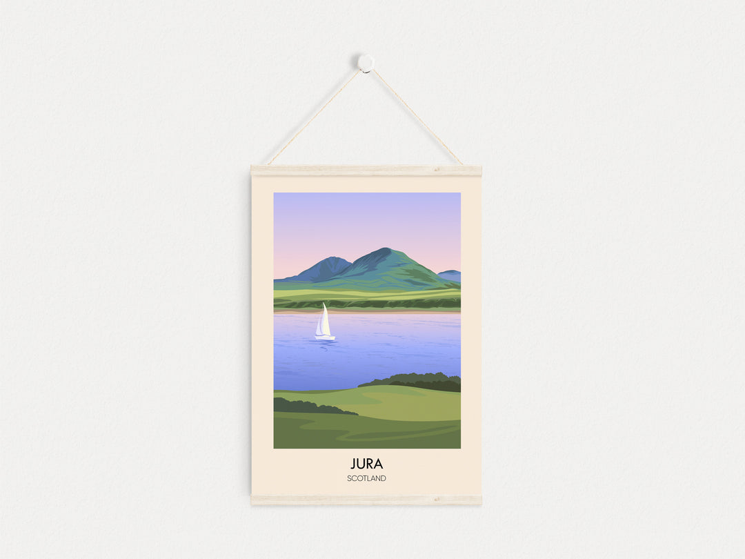 Jura Scotland Travel Poster