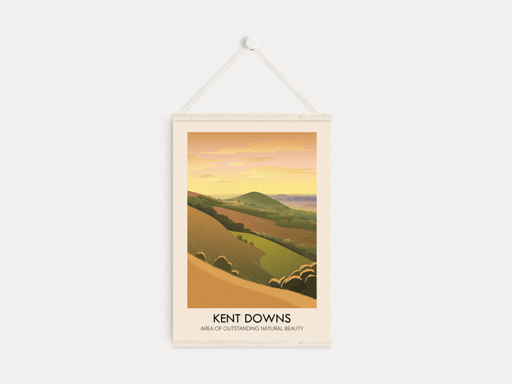 Kent Downs AONB Travel Poster