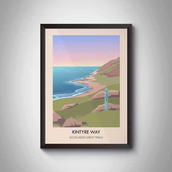 Kintyre Way Scotland's Great Trails Poster