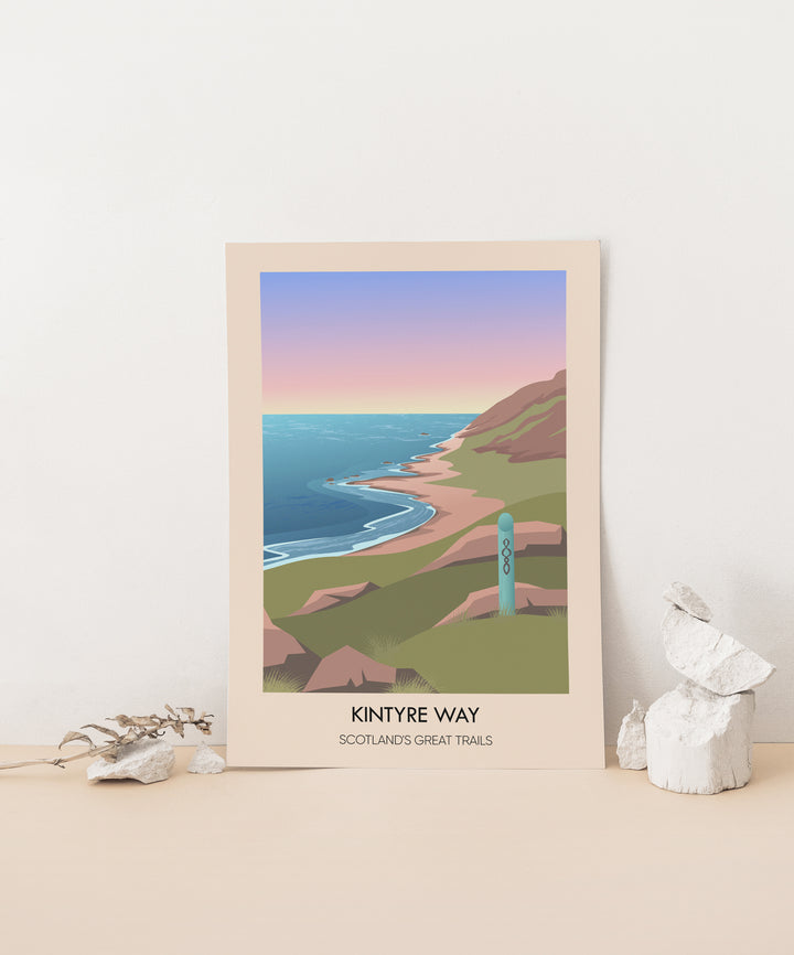 Kintyre Way Scotland's Great Trails Poster