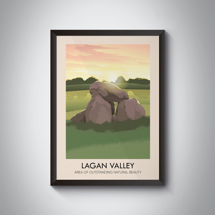 Lagan Valley AONB Travel Poster