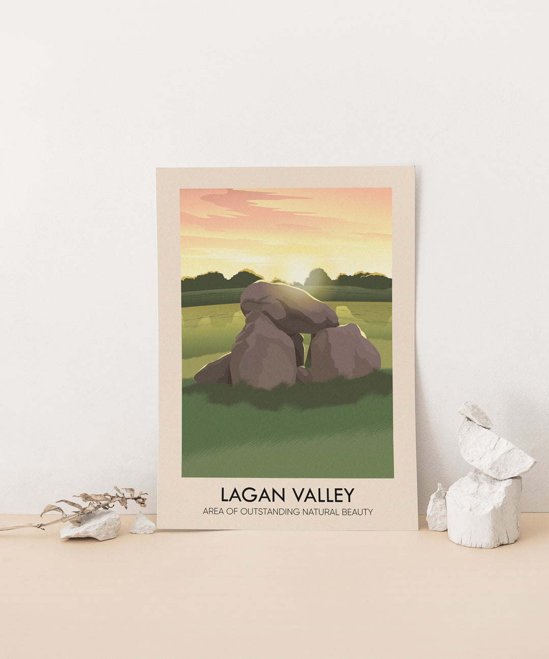 Lagan Valley AONB Travel Poster