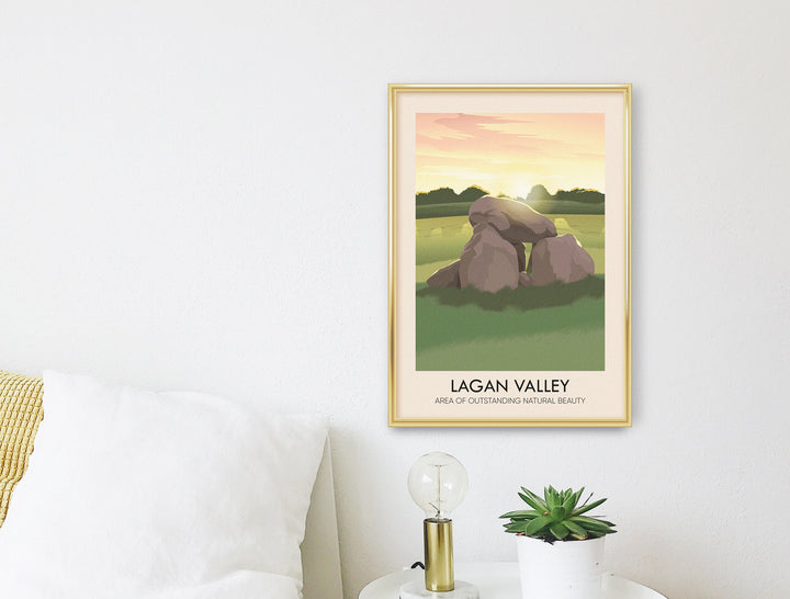 Lagan Valley AONB Travel Poster