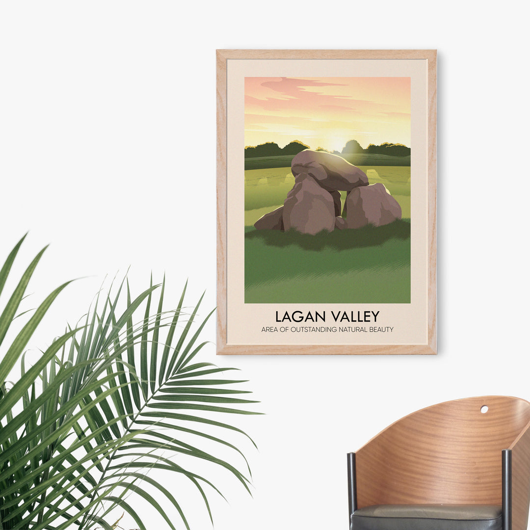 Lagan Valley AONB Travel Poster