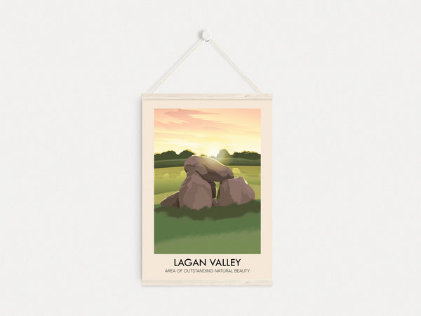 Lagan Valley AONB Travel Poster