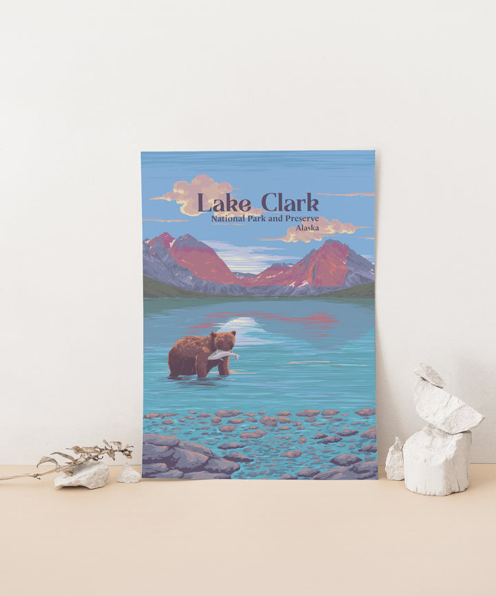 Lake Clark National Park and Preserve Travel Poster