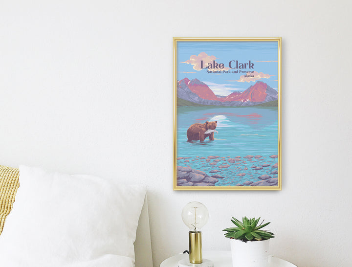 Lake Clark National Park and Preserve Travel Poster