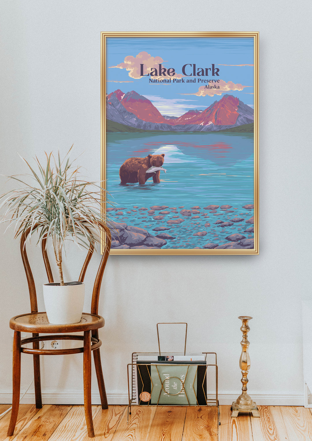 Lake Clark National Park and Preserve Travel Poster