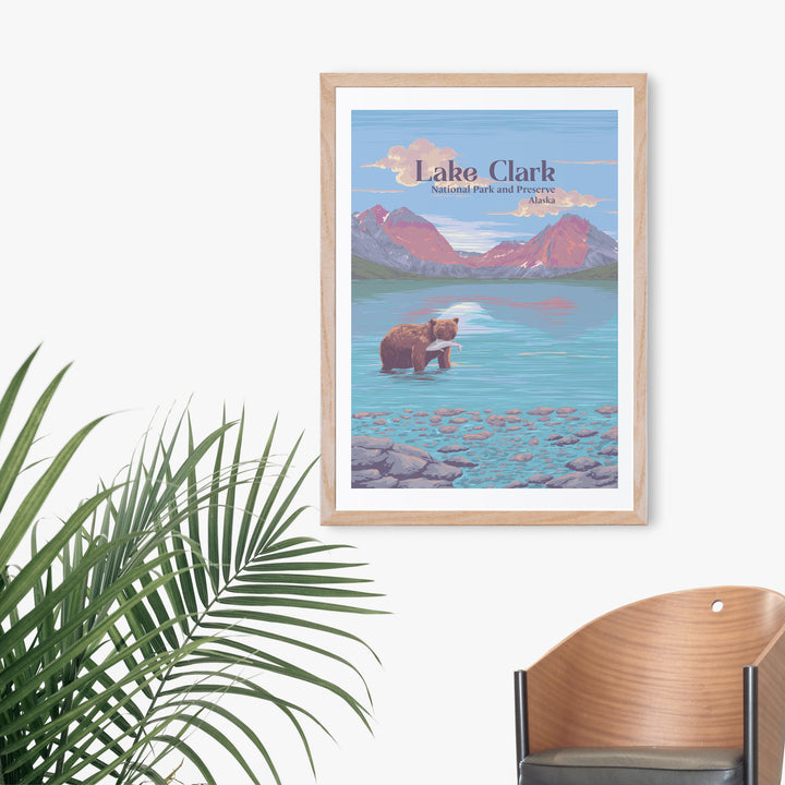 Lake Clark National Park and Preserve Travel Poster