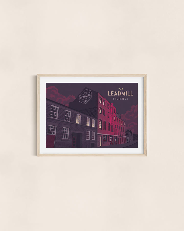 Leadmill Sheffield Travel Poster