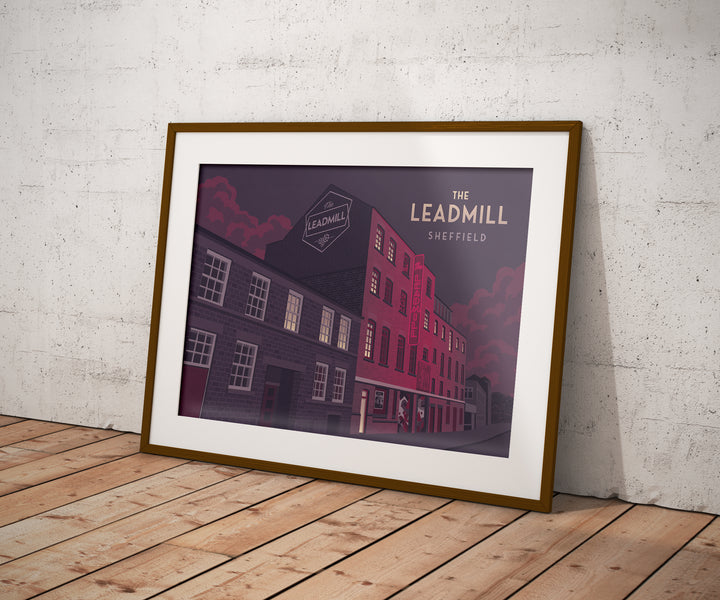 Leadmill Sheffield Travel Poster