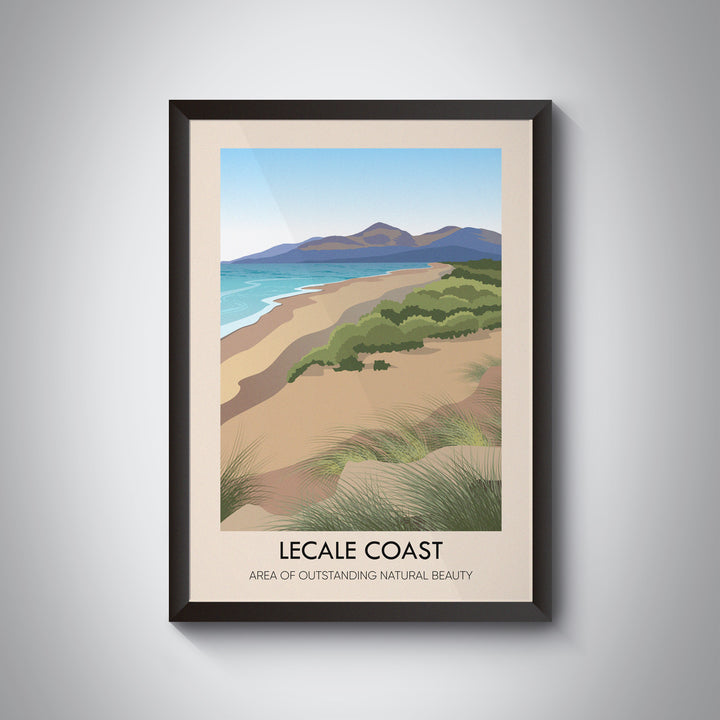 Lecale Coast AONB Travel Poster