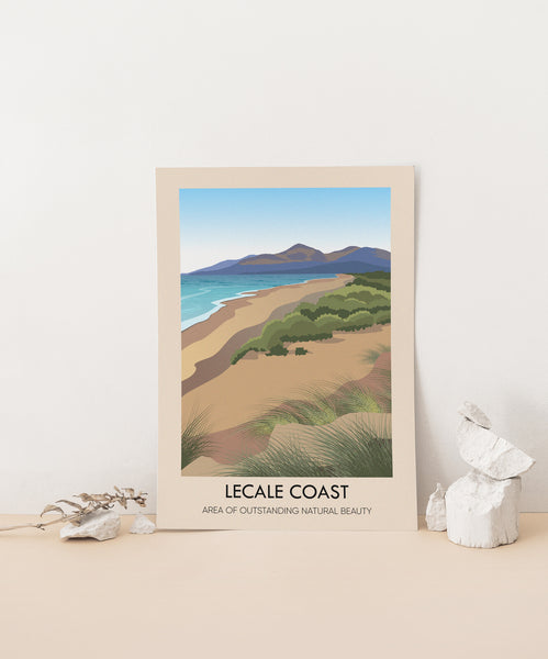 Lecale Coast AONB Travel Poster
