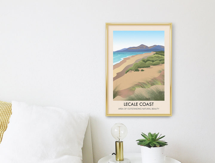 Lecale Coast AONB Travel Poster