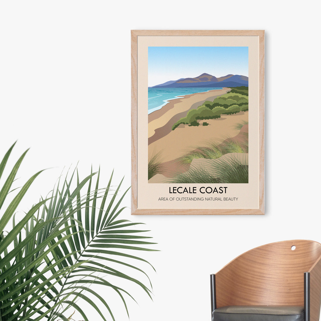 Lecale Coast AONB Travel Poster