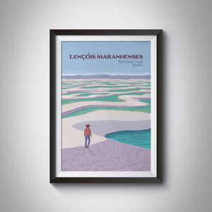 Lençóis Maranhenses National Park Travel Poster