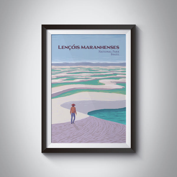Lençóis Maranhenses National Park Travel Poster