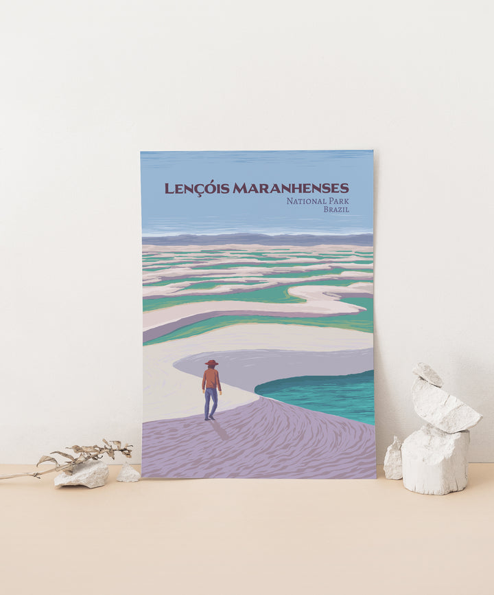 Lençóis Maranhenses National Park Travel Poster