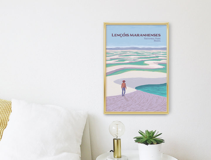 Lençóis Maranhenses National Park Travel Poster